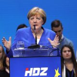 Merkel na predizbornom skupu HDZ ukazala da je nacionalizam protivnik Evrope 1