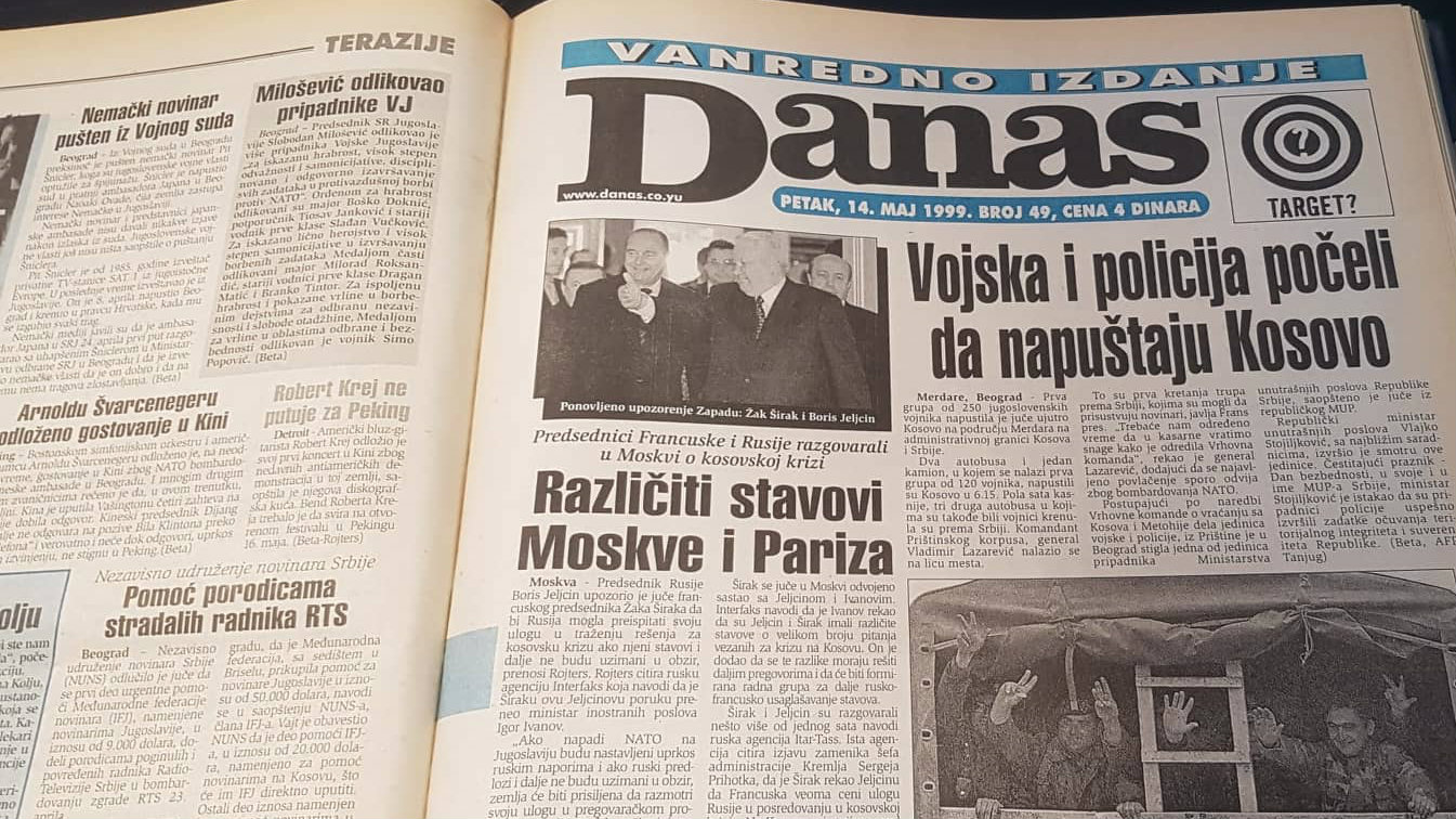 Đinđić (1999): Strategija NATO je velika greška 1