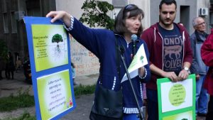 Novi Sad: Održan protest građana “Odbranimo parkić” 2