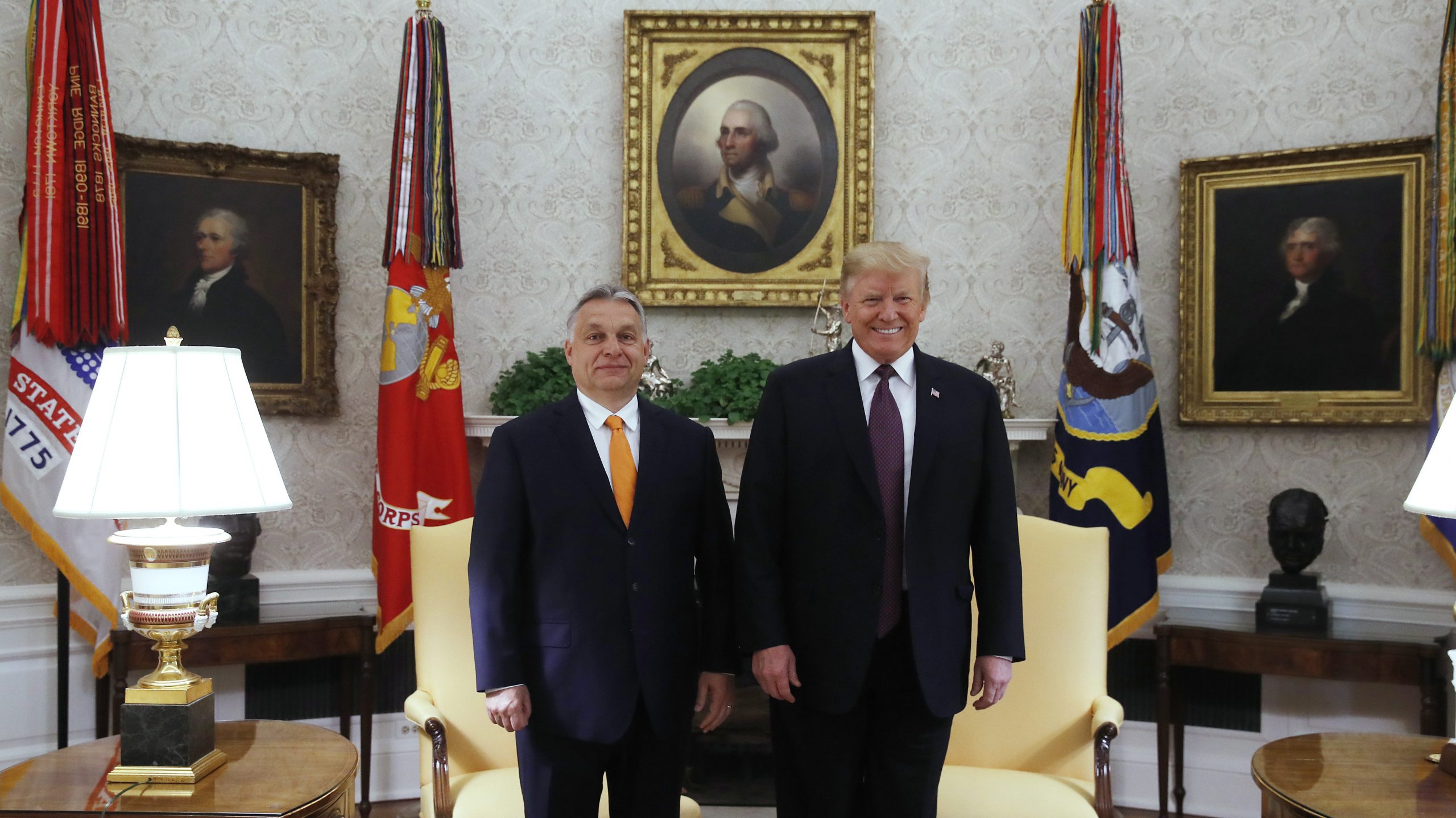 Tramp primio mađarskog premijera Orbana u Beloj kući 1