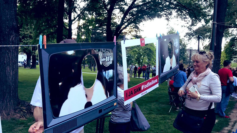 Protestna šetnja završena u Slobodnoj zoni, otvoren Muzej naprednjačkog realizma 1