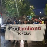 U Topoli održan još jedan protest "Jedan od pet miliona" 2