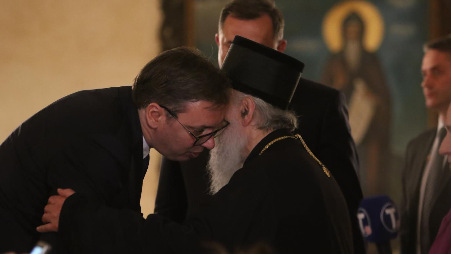 Vučić: Izneo sam pred Sabor sve svoje brige, patrijarh me je razumeo 1