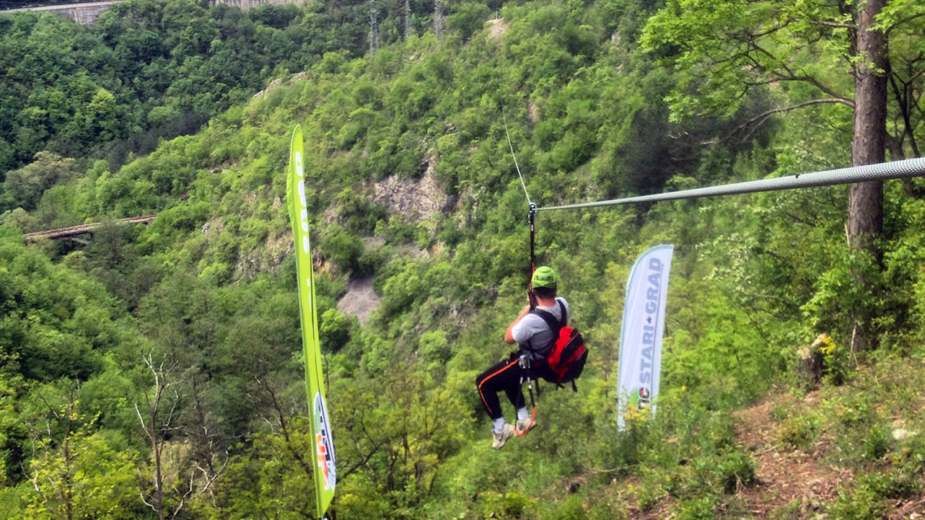 Zip-lajn na Starom gradu u Užicu 1