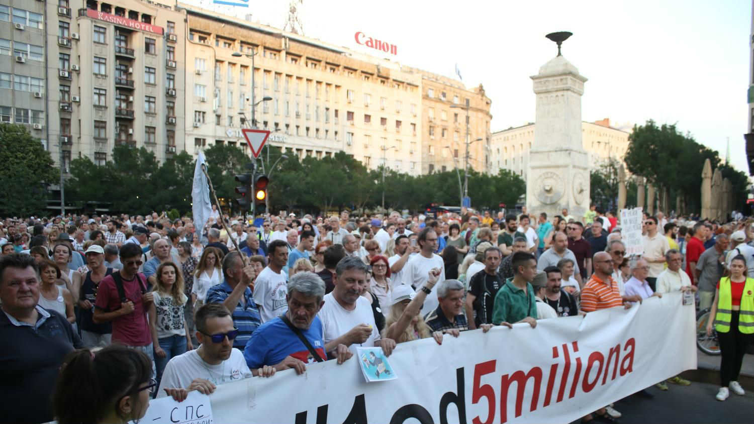 Novi protest "1 od 5 miliona" 12. oktobra 1