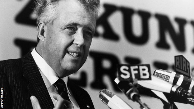 Mundijal, viski i Hladni rat: Kada su se sastale Istočna i Zapadna Nemačka 9 Apel je bio ministar finansija u vladi SR Nemačke od 1974. do 1978. godine