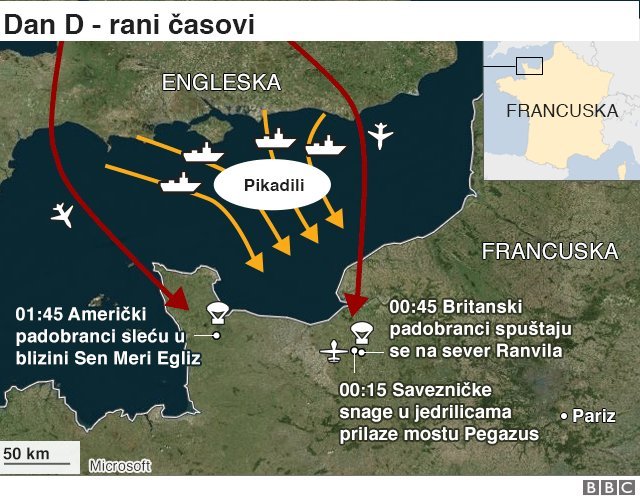 Dan D: Šta se desilo u Normandiji 4 Grafika Dan D
