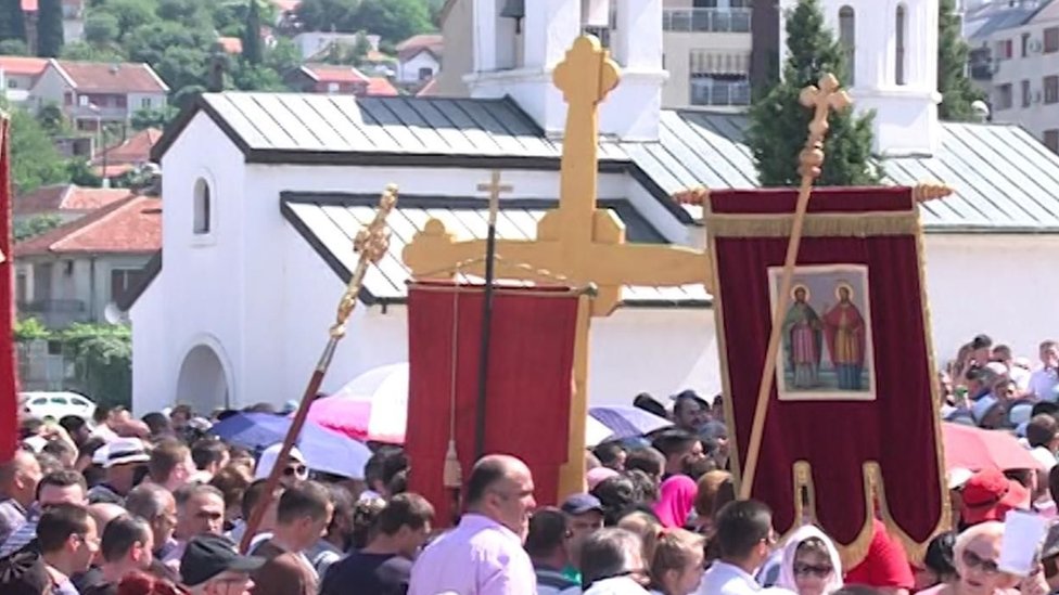 U Podgorici je održan skup protiv predloga zakona o verskim zajednicama