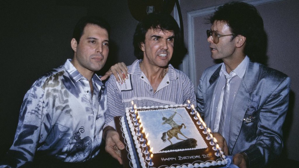 Freddie Mercury, Dave Clark and Cliff Richard