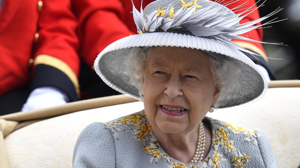 The Queen at Ladies' Day Royal Ascot
