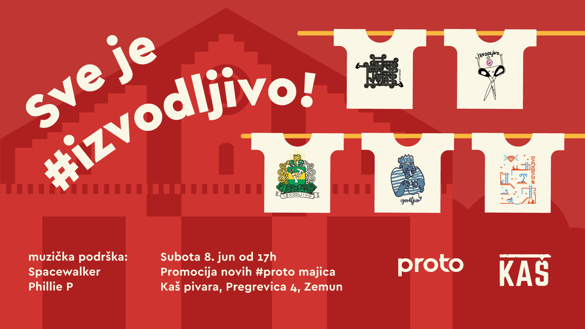 Nova humanitarna akcija Proto radionice i promocija #izvodljivo majica 8. juna 1 Nova humanitarna akcija Proto radionice i promocija #izvodljivo majica 8. juna 1