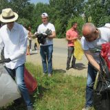 Fabrici, Radojičić i Trivan čistili đubre sa Savskog keja 5