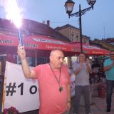 Negotin: Na 14. protestu „1 od 5 miliona" upaljena "baklja slobode" 14