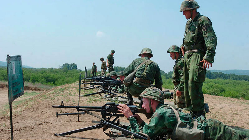 Vojne vežbe na poligonu "Mogila" 1