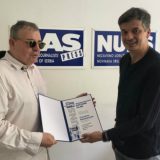 Počasna članska karta NUNS-a reditelju Goranu Markoviću 2