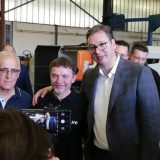 Aleksandar Vučić obišao pogone "Radijator inžinjeringa" oštećene u poplavama 2