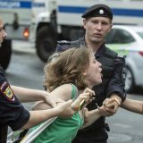 Ruski NVO: Više od 400 uhapšeno na protestima u Moskvi 14