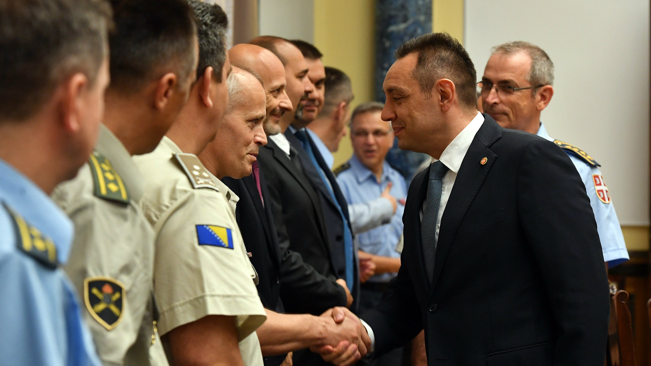 Vulin se sastao sa polaznicima osme klase Visokih studija bezbednosti i odbrane 1
