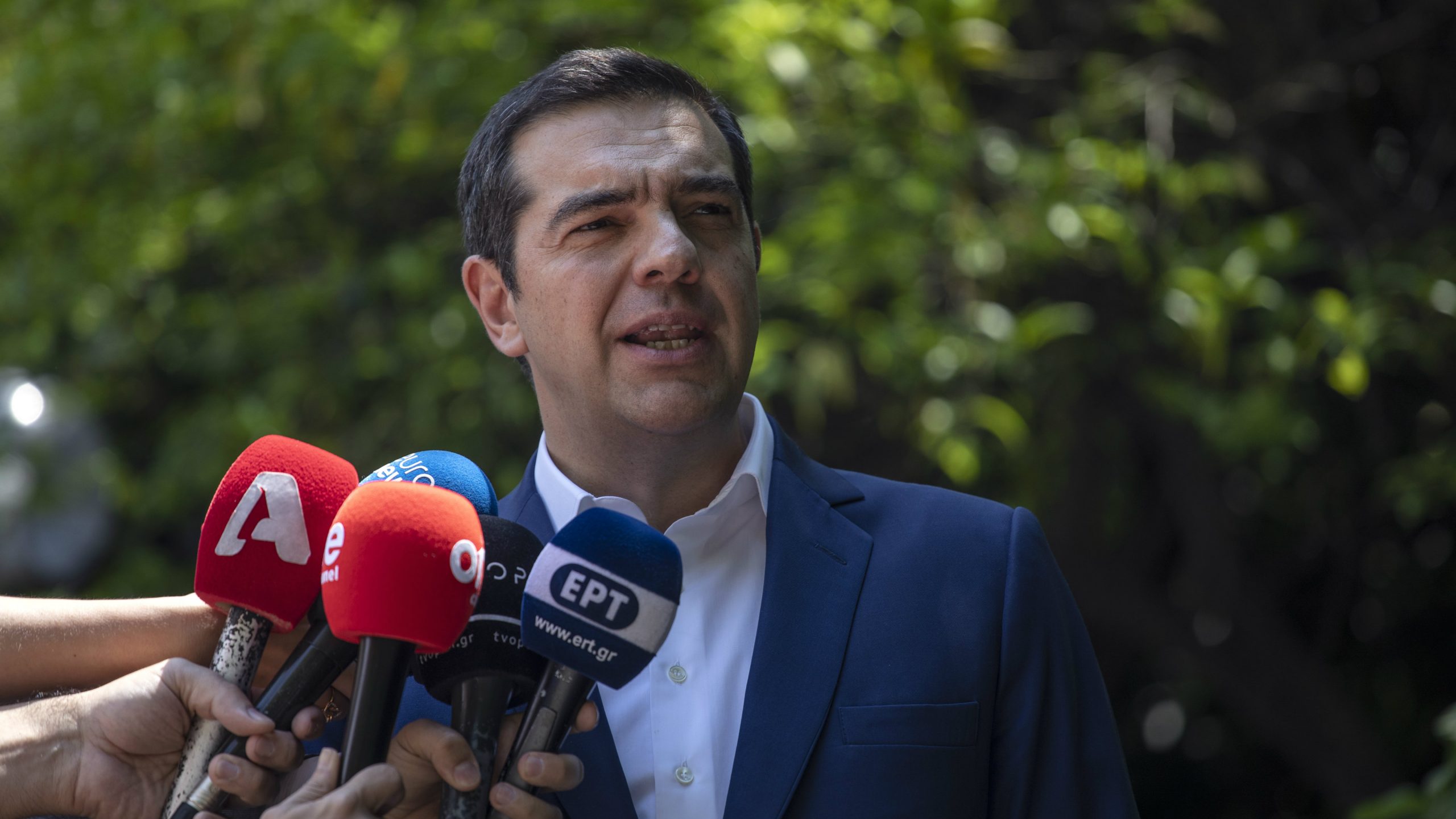 Izvinjenje javnog TV-servisa Grčke zbog prenosa stranačkog govora premijera 1