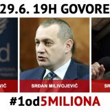 Trideseti protest "1 od 5 miliona" u Beogradu 29. juna (MAPA ŠETNJE) 9