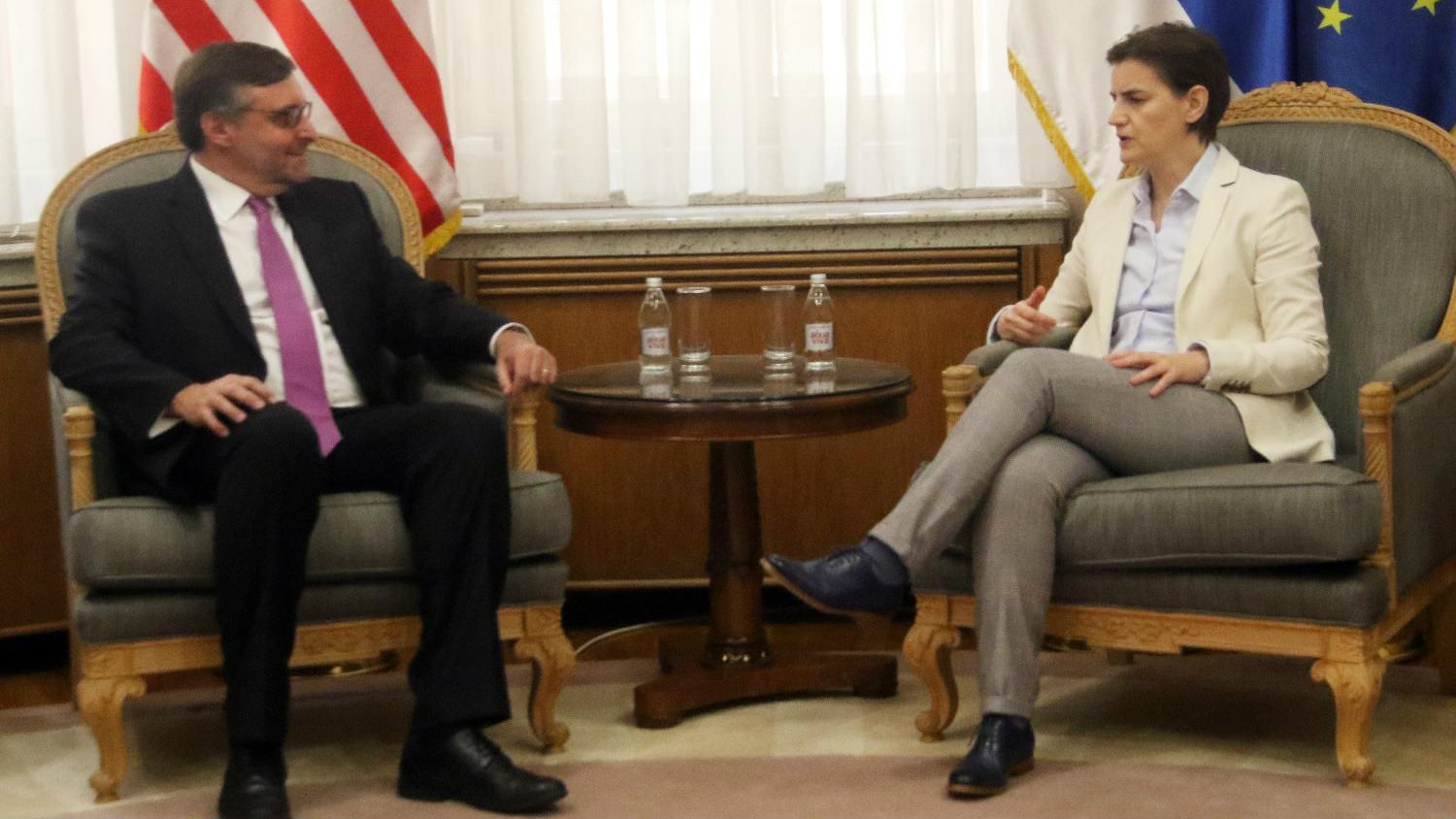 Palmer u razgovoru sa Brnabić: Interes SAD je da se očuva mir na Zapadnom Balkanu 1