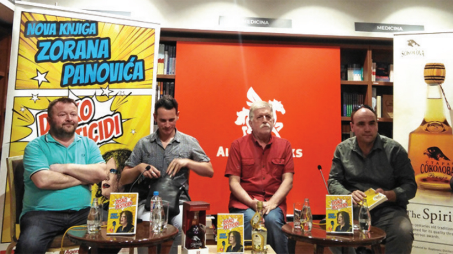 Promocija knjige "Disko pesticidi" autora Zorana Panovića, održana u knjižari "Ivo Andrić-Akademija" 1