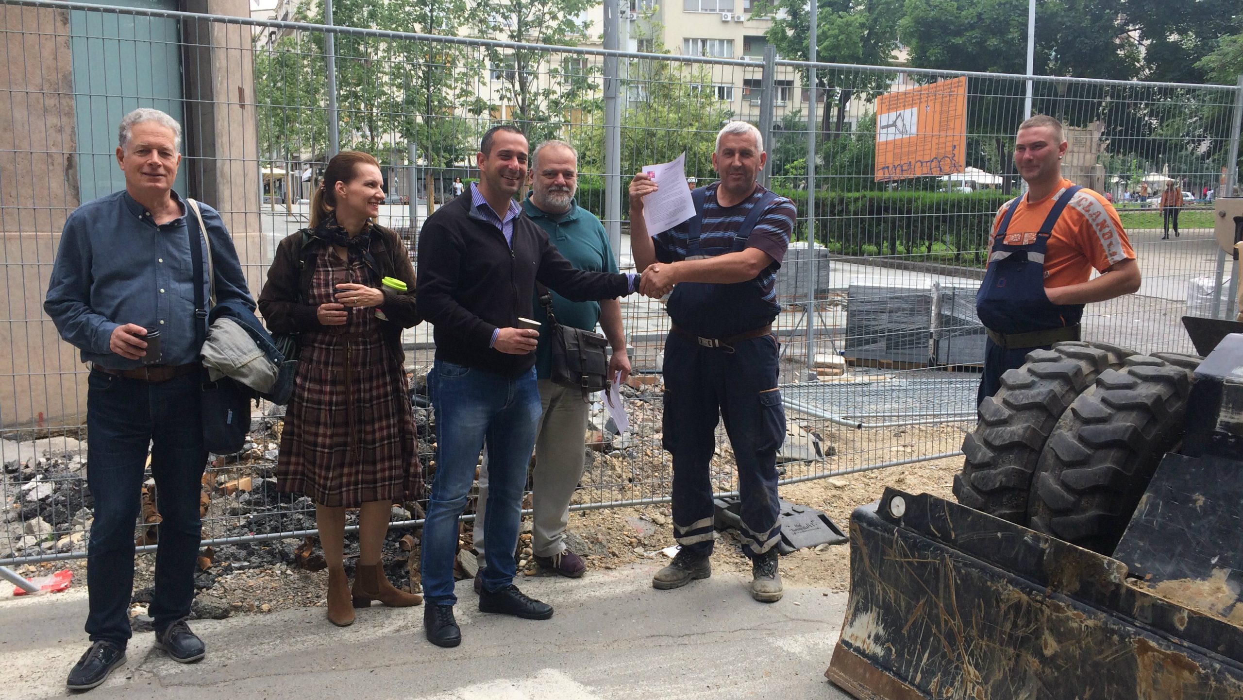 Prekid blokade radova na Topličinom vencu 1