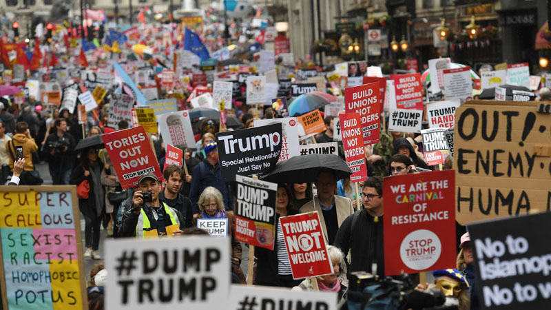 London: Karneval otpora Trampu 1