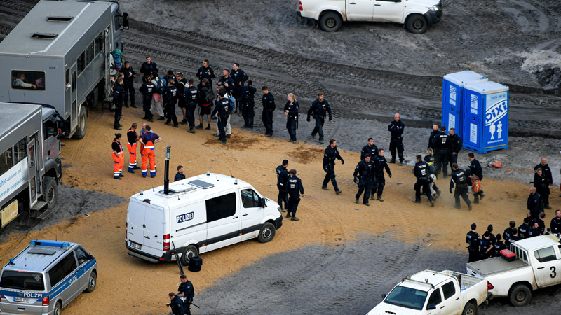 Protest protiv klimatskih promena u Nemačkoj, aktivisti ušli u rudnik 1