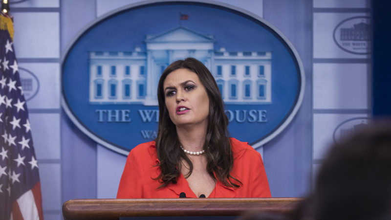 Tramp najavio odlazak portparolke Bele kuće Sare Sanders 1
