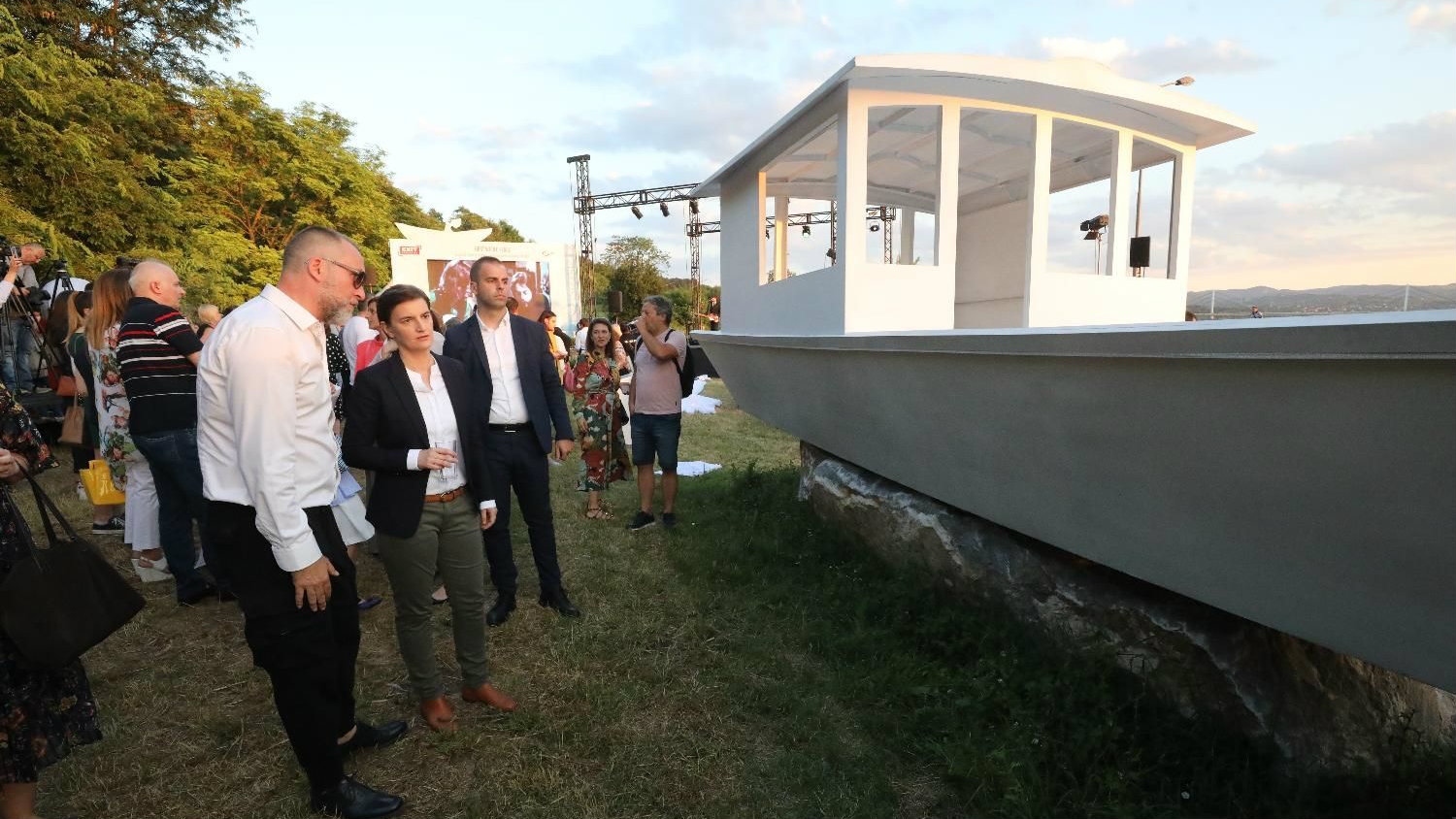 Šajka kao simbol mira na Petrovaradinskoj tvrđavi 1