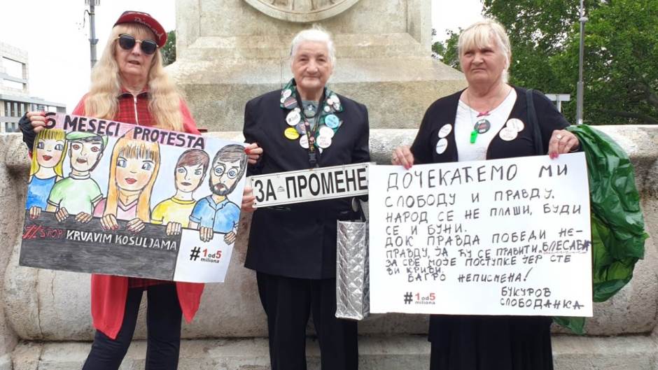 Održan 26. protest Jedan od pet miliona u Beogradu (VIDEO) 1