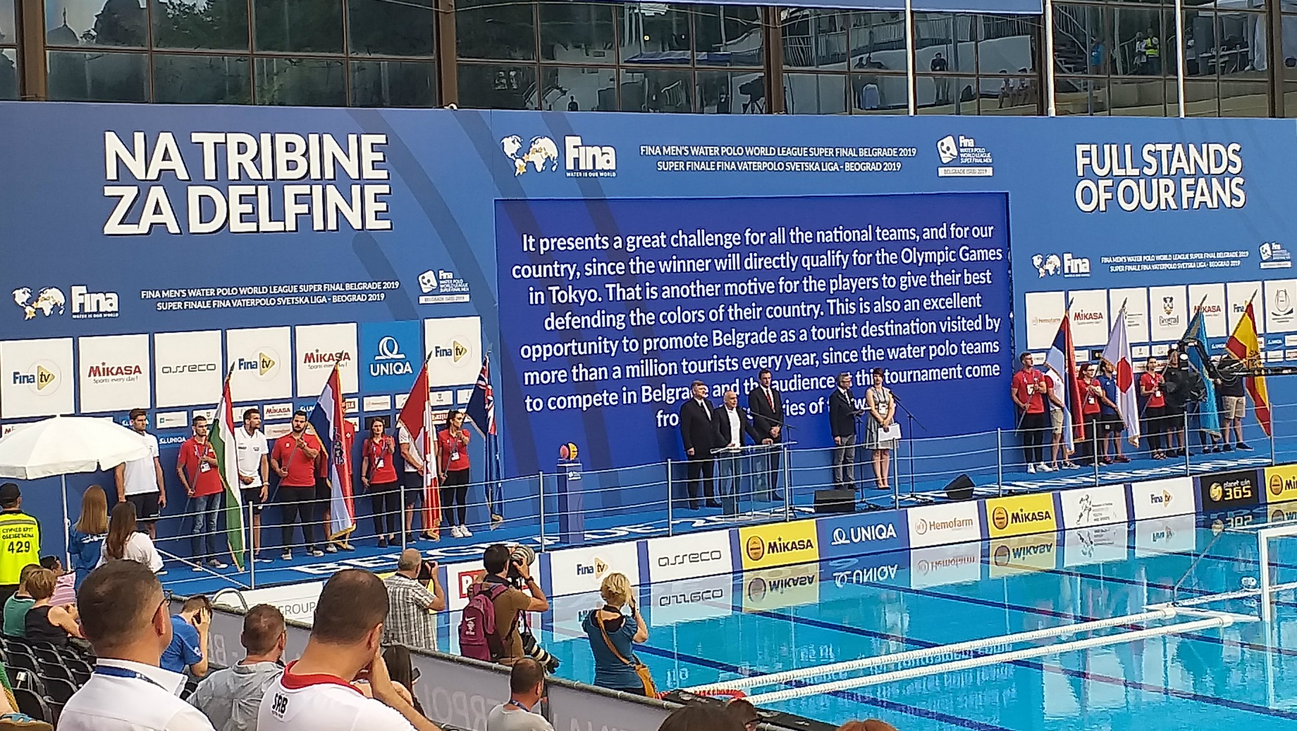 Počeo finalni turnir Svetske lige u vaterpolu u Beogradu 1