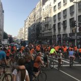 Narandžasta biciklistička vožnja u Beogradu 8