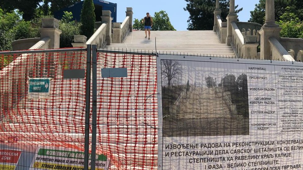 Stepenice Kalemegdan: Da li su morale da budu baš toliko bele 1 Veliko stepenište Kalemegdan