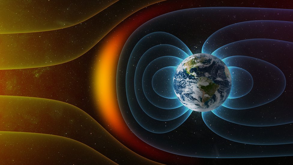 Prikaz svemirske radijacije i vetrova oko Zemlje