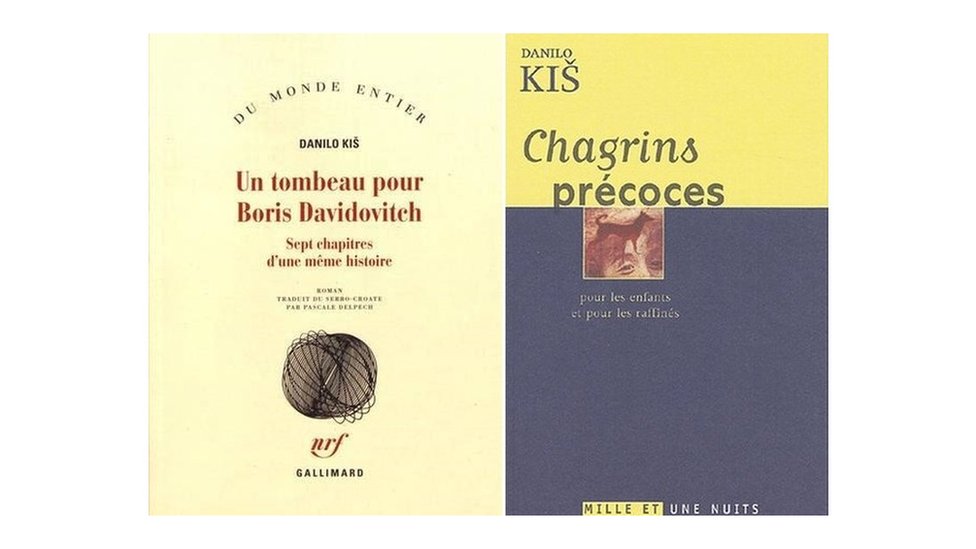 "Grobnica za Borisa Davidoviča" i "Rani jadi" Danila Kiša u francuskom izdanju