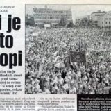 Kako su izgledali protesti protiv vlasti u Srbiji pre 20 godina? 9