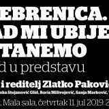 Pozorišni performans u Beogradu na Dan sećanja na genocid u Srebrenici 6