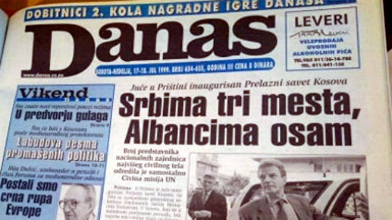 Kako se pre 20 godina govorilo o podeli Kosova? 1