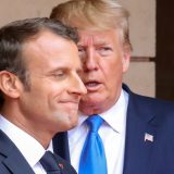 Emanuel Makron i Donald Tramp
