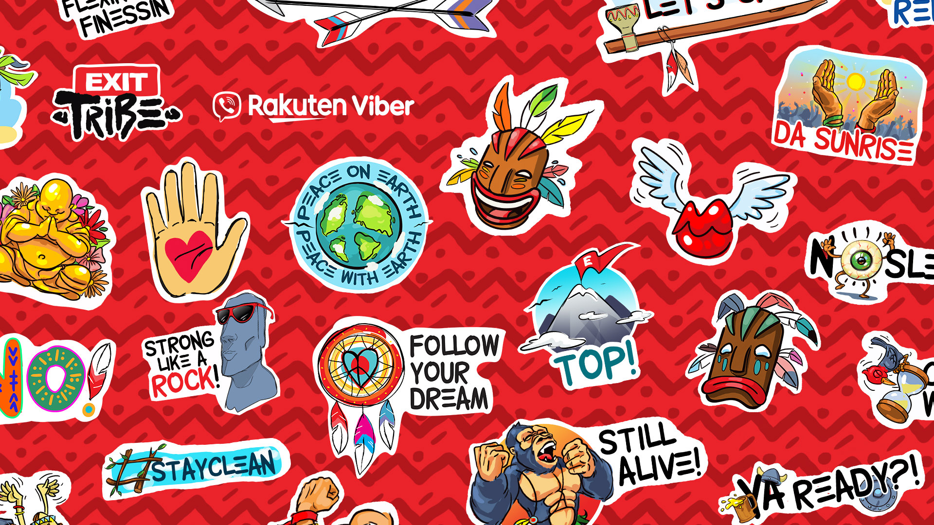 EXIT Tribe predstavio novi paket Viber stikera  1