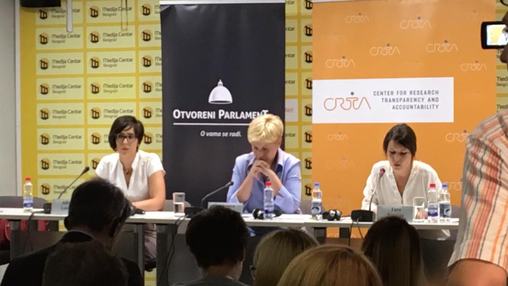 CRTA i Otvoreni parlament predstavili 46 preporuka za bolji rad Skupštine 1