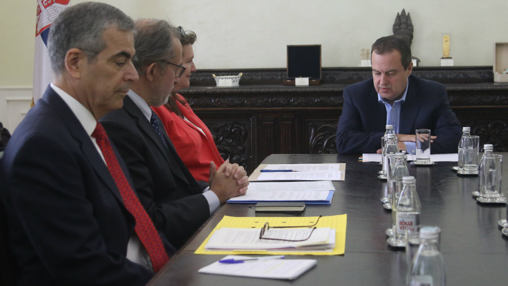 Dačić sa ambasadorima Argentine, Brazila i Kanade 1