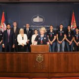 Košarkašice Srbije na prijemu u Vladi 15