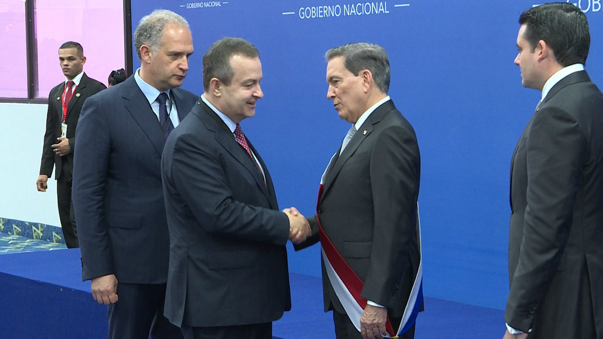 Dačić na polaganju zakletve novog predsednika Paname 1