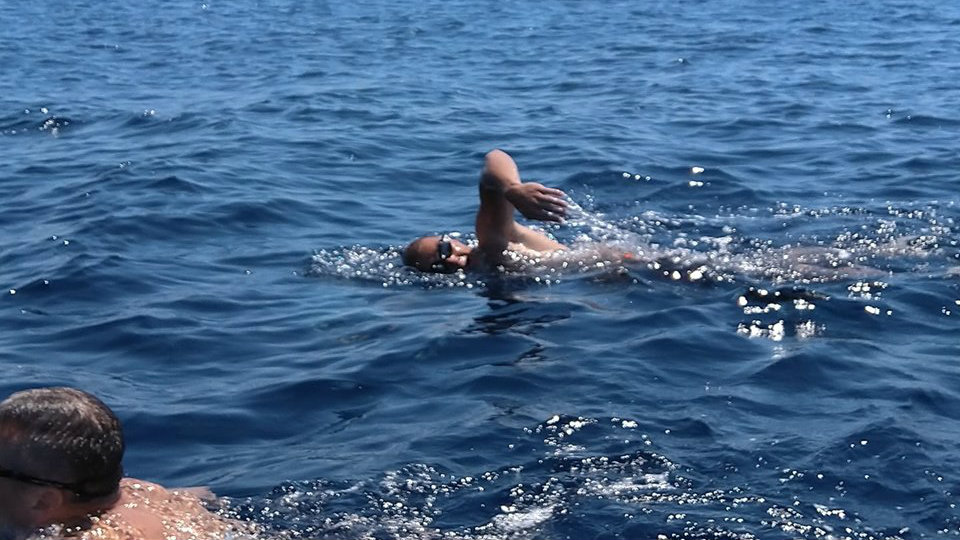 Pirotski sportista preplivao od Sitonije do Atosa 1