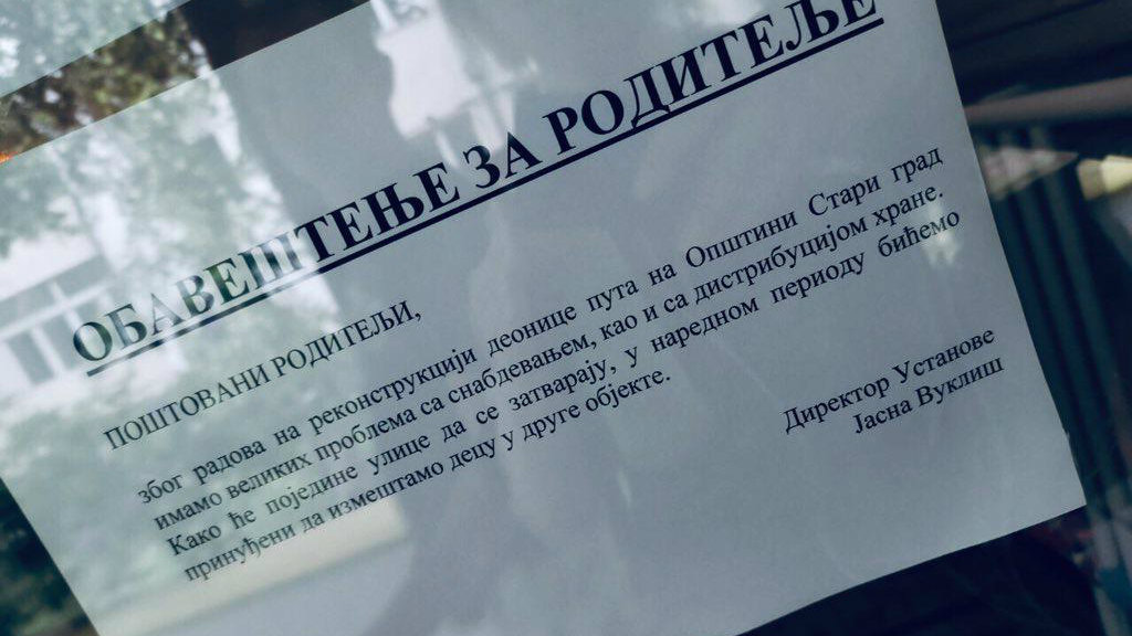 Stari grad: Obroci u vrtićima kasne po dva sata jer vozila ne mogu da im priđu 1