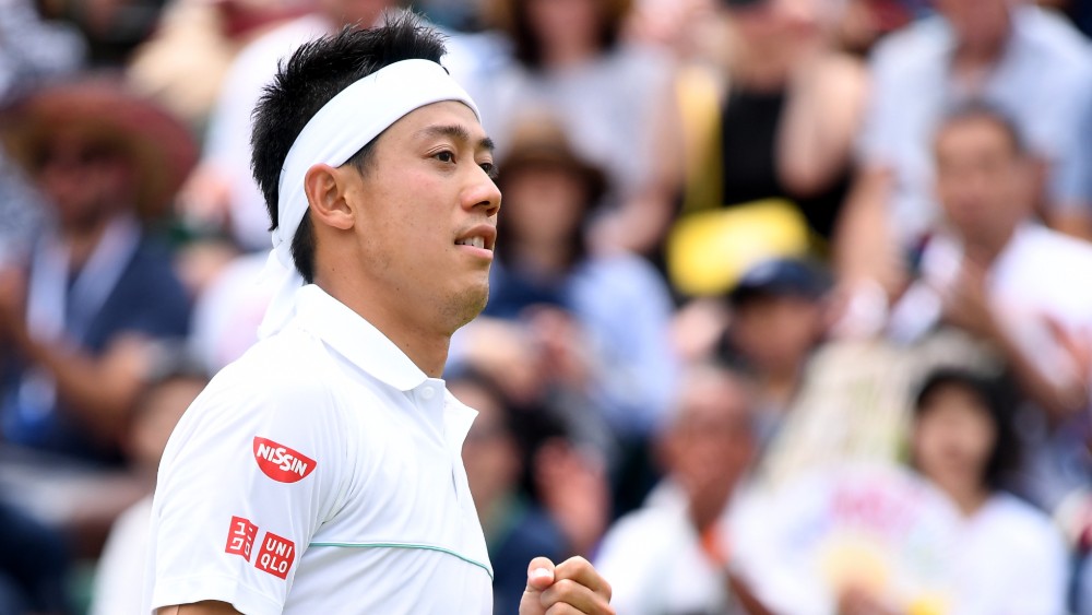 Nišikorijeva 400. pobeda za drugu nedelju Vimbldona 1