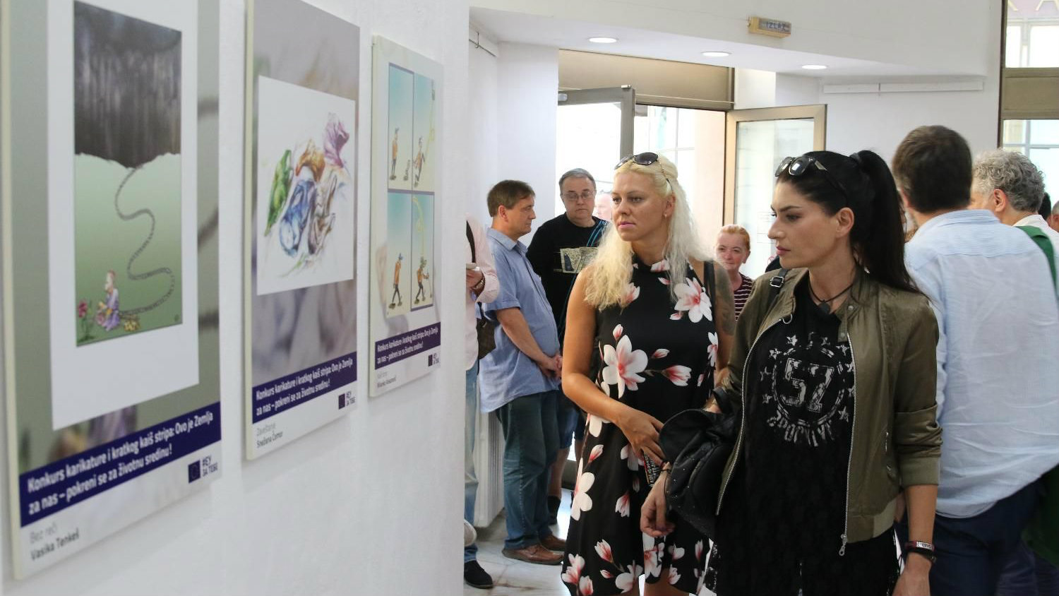Otvorena izložba karikatura u Galeriji ULUS 1